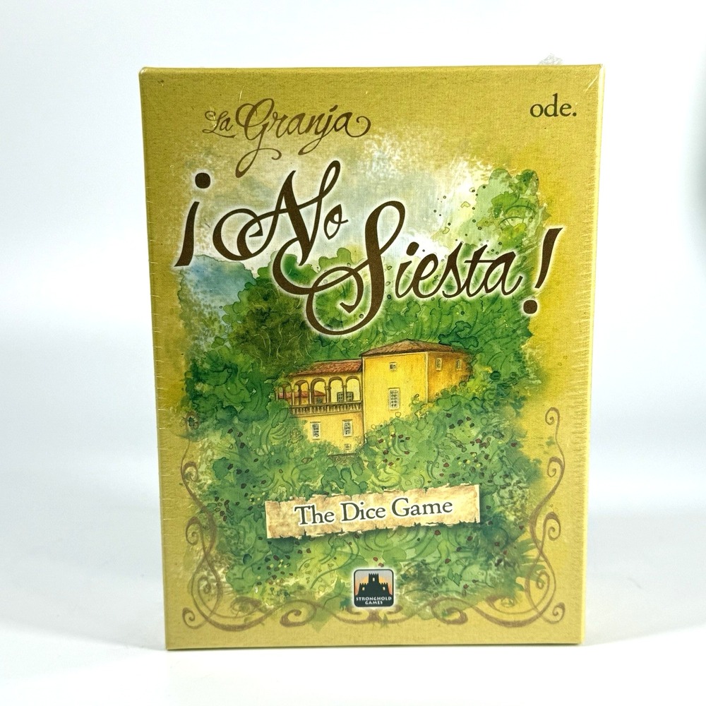 New La Granja ~ No Siesta! ~ The Dice Game ~ Board Game Stronghold Games OOP